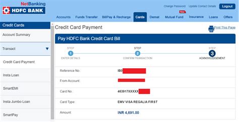 hdfc bank credit card smart pay|electricity bill payment credit card.